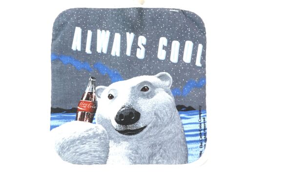 Coca-Cola Always Cool Eisbär Topflappen – Epoche 1990er Jahre | A5131