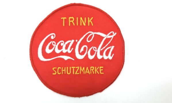 Coca-Cola Aufnäher Trink Schutzmarke – Vintage 70er/80er Jahre | A5134