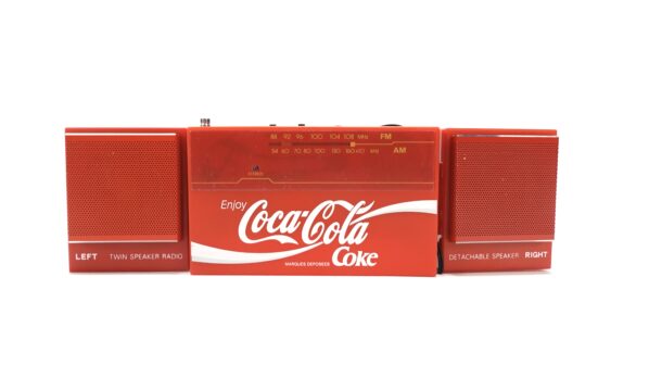 Coca-Cola Twin Speaker Radio – Vintage 80er/90er Jahre | A5139