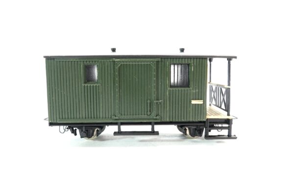 Egger-Bahn 20011 H0e Gepäckwagen grün | A1105