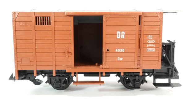 LGB 4030 G DR Gedeckter Güterwagen braun | A1109