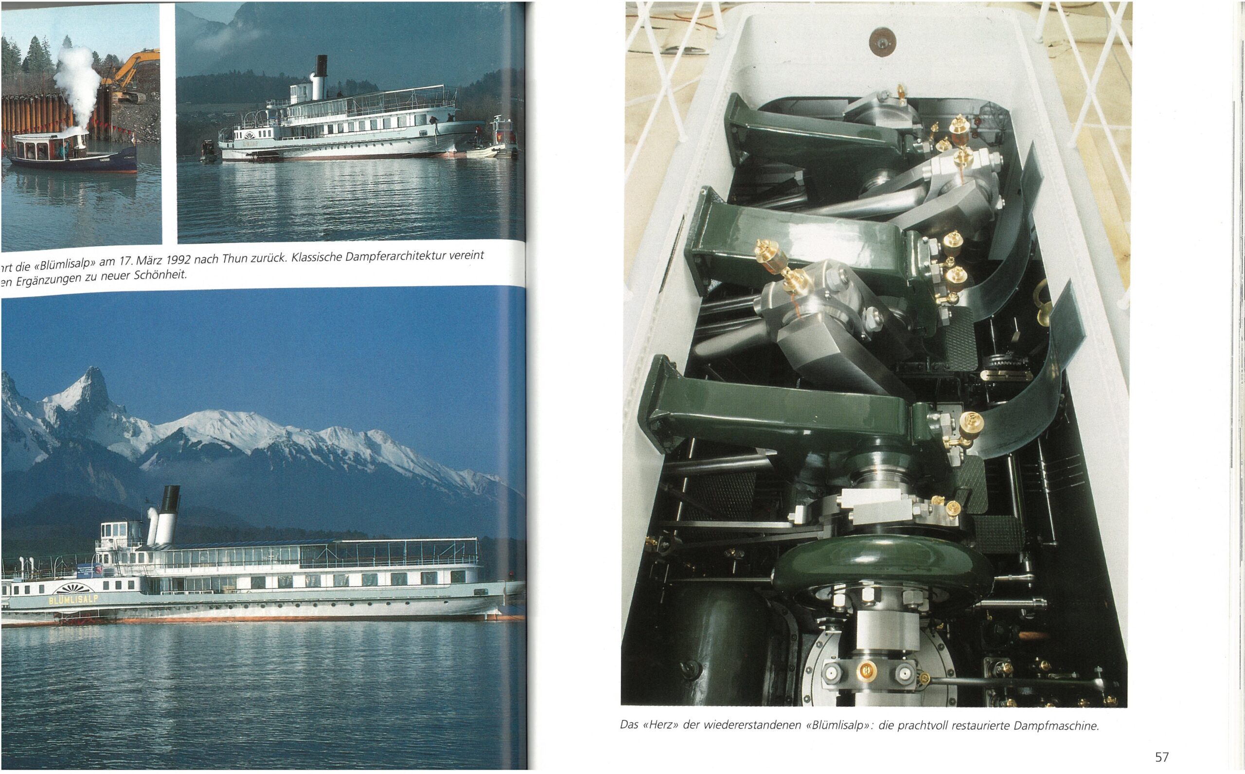 Blümlisalp – Die Rettung des letzten Thunersee-Raddampfers 2 Blümlisalp – Die Rettung des letzten Thunersee-Raddampfers – Bild 2