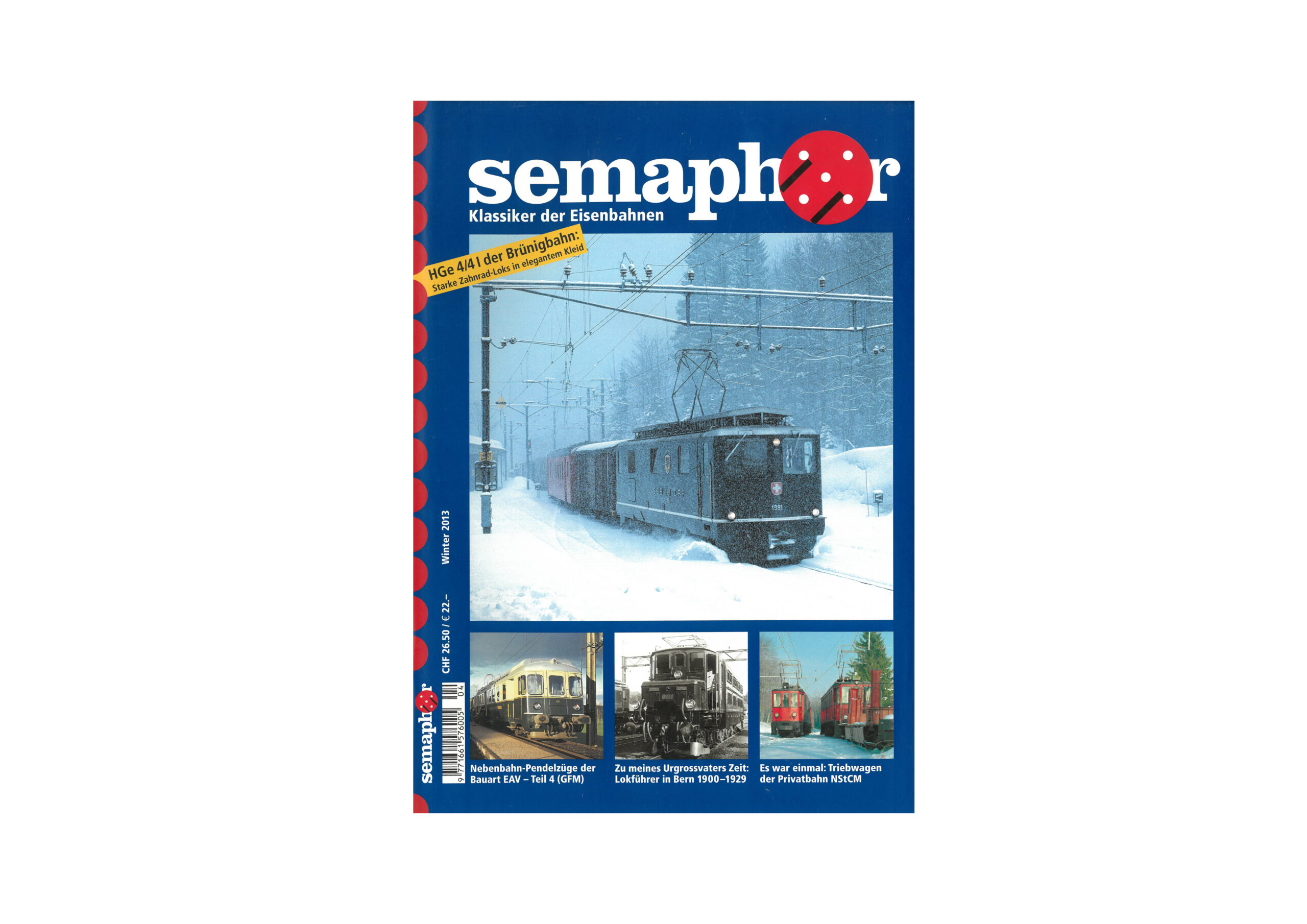 Semaphor Winter 2013 – HGe 4/4 der Brünigbahn