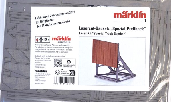 Märklin 1 Insider-Club Jahrespräsent 2022 Lasercut-Bausatz Lampenbude | A5283