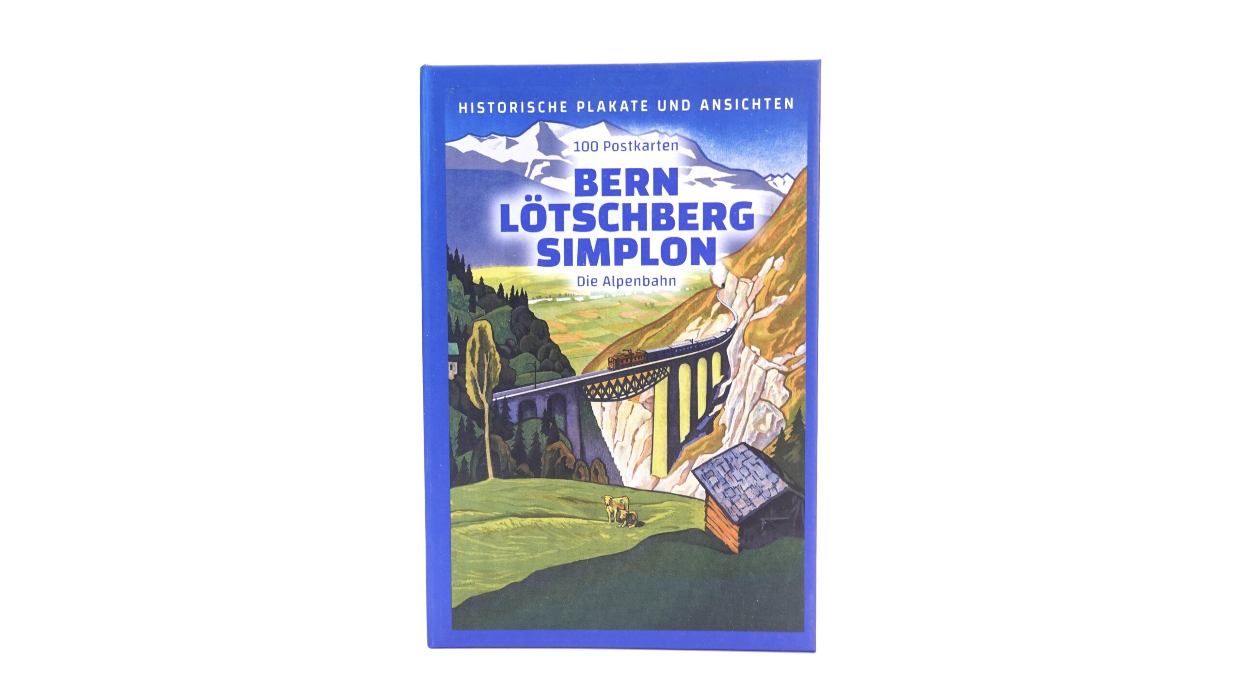 Werd&Weber Verlag BLS Bern Lötschberg Simplon 100 Postkarten | A5292