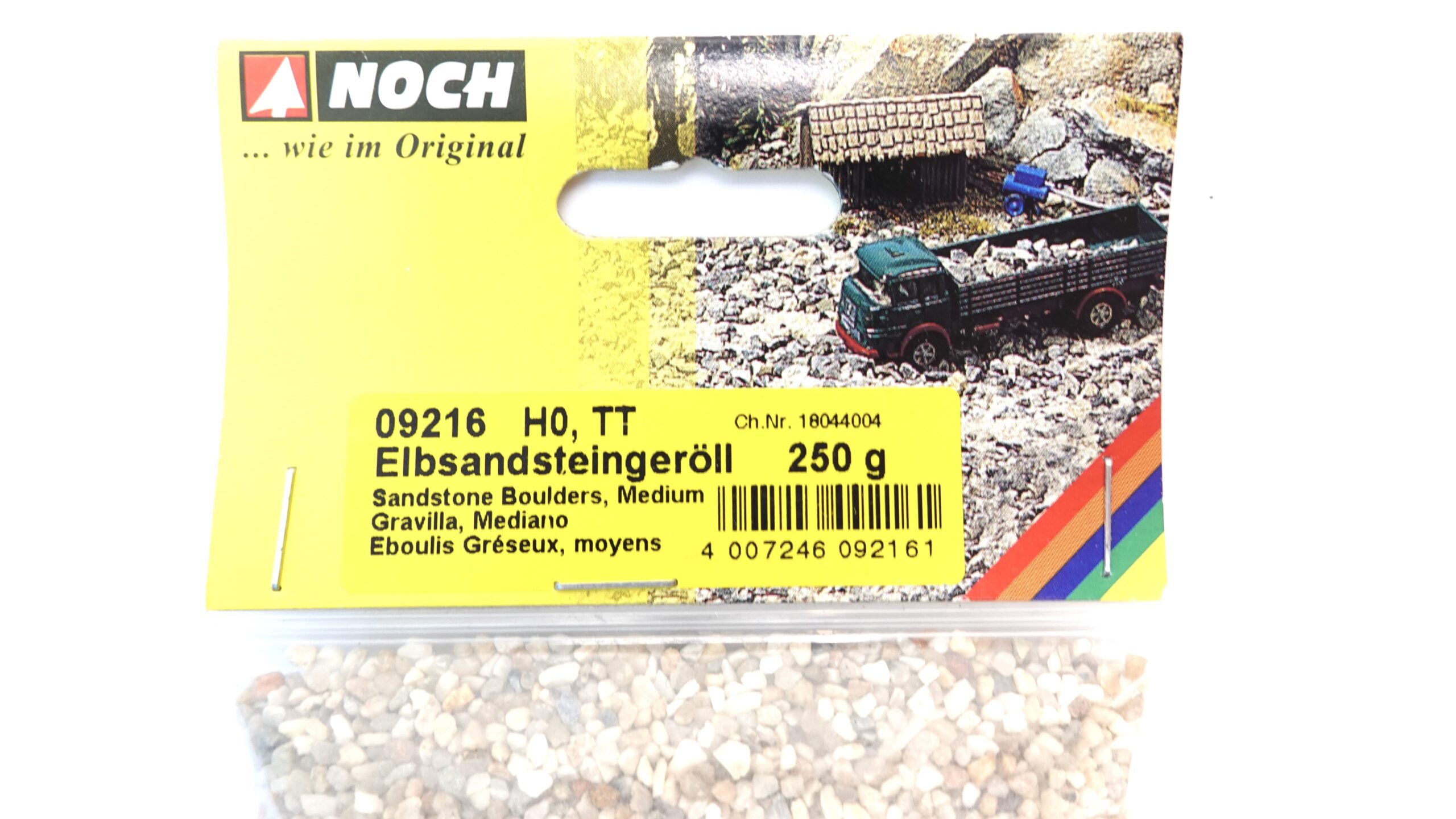 Noch 09216 H0 TT Elbsandsteingeröll 250g | 09216 2 Noch 09216 H0 TT Elbsandsteingeröll 250g | 09216 – Bild 2