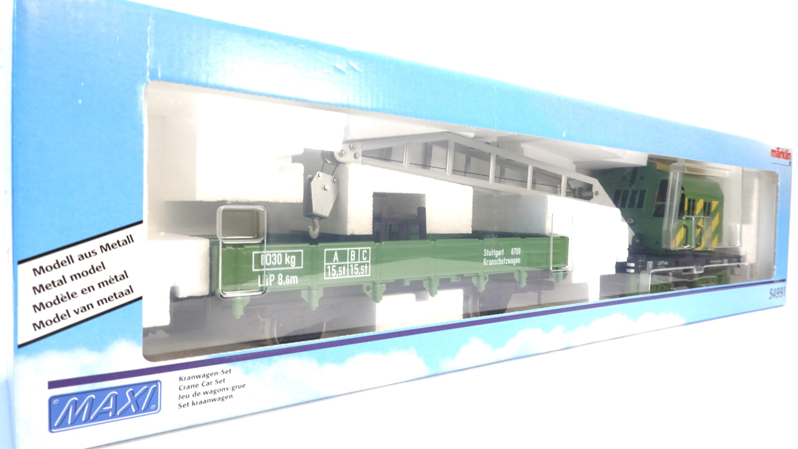 Märklin 54991 1 DB Kranwagen-Set mit Kranschutzwagen | A5294 8 Märklin 54991 1 DB Kranwagen-Set mit Kranschutzwagen | A5294 – Bild 8