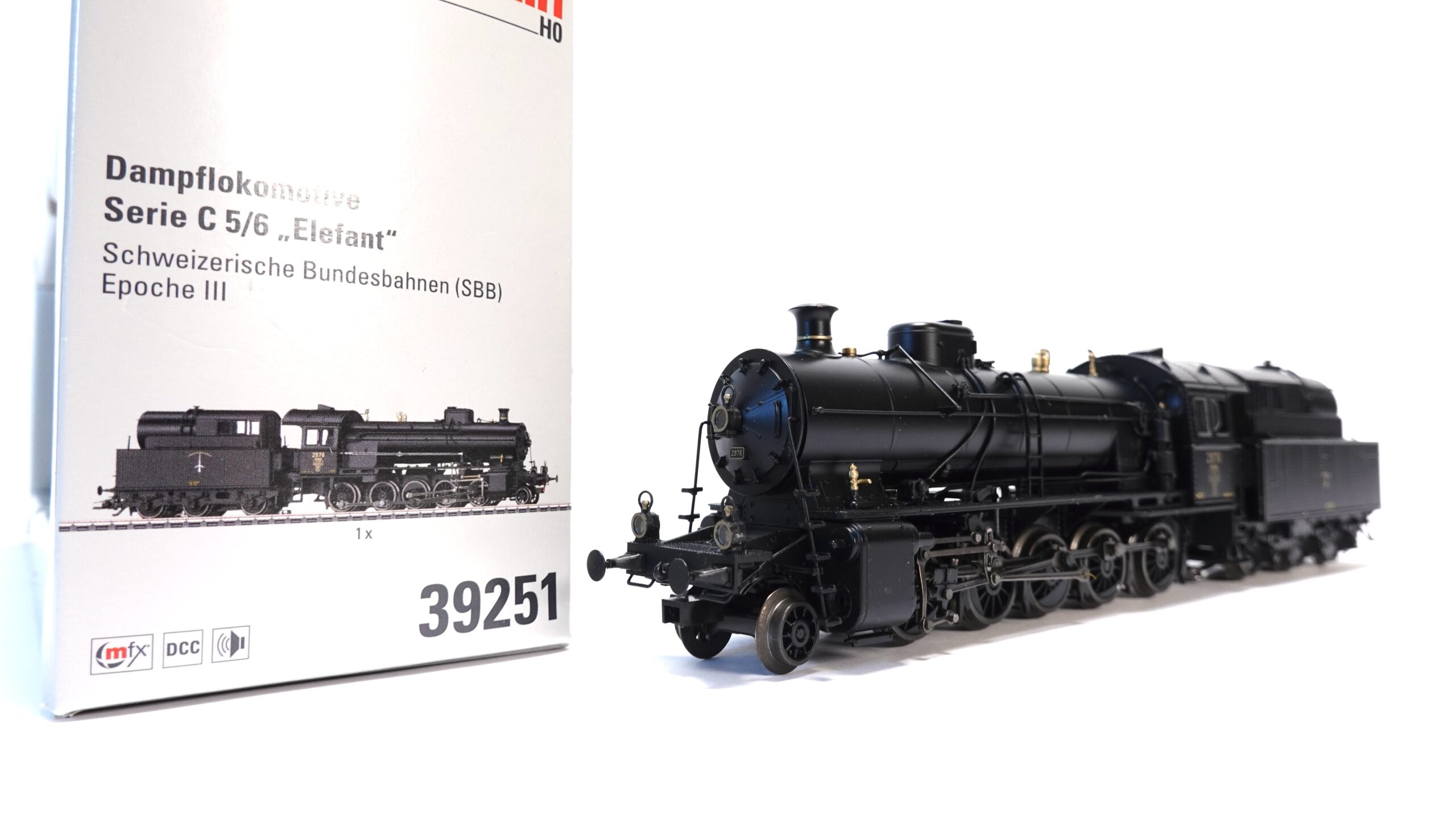 Märklin 39251 H0 SBB Dampflokomotive Serie C 5/6 Elefant | A1205 4 Märklin 39251 H0 SBB Dampflokomotive Serie C 5/6 Elefant | A1205 – Bild 4
