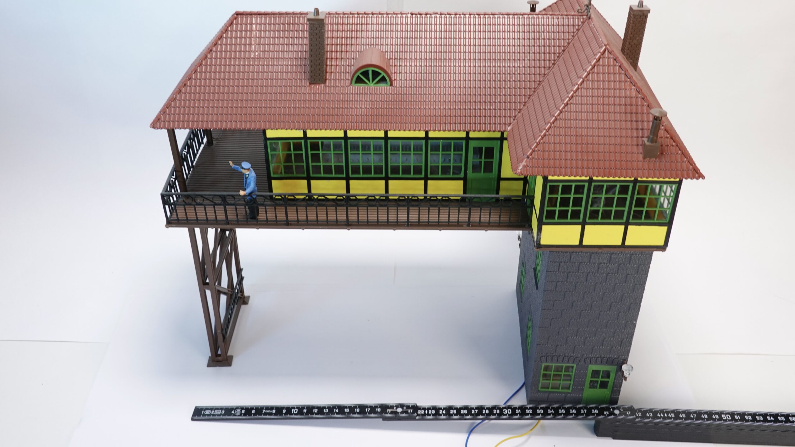 Märklin 5616 1 Reiterstellwerk aufgebaut mit Beleuchtung | A5302 11 Märklin 5616 1 Reiterstellwerk aufgebaut mit Beleuchtung | A5302 – Bild 11