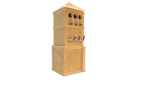 Handgemachtes Gips-Trafohaus Trafostation Spur 1 | A5303