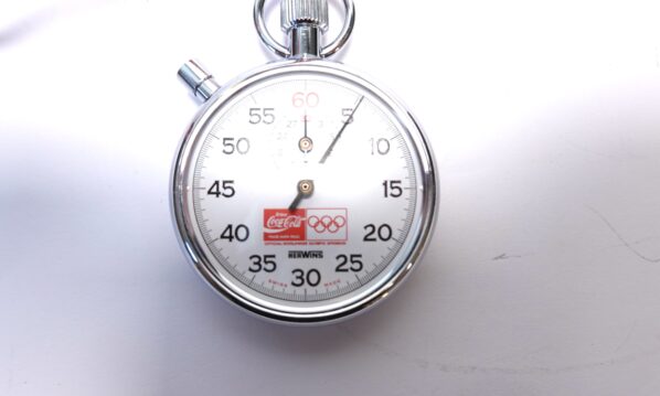 Coca-Cola Herwins Stoppuhr Swiss Made Olympia Vintage – A5325
