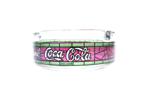 Coca-Cola Aschenbecher Glas Tiffany-Stil Vintage – A5335