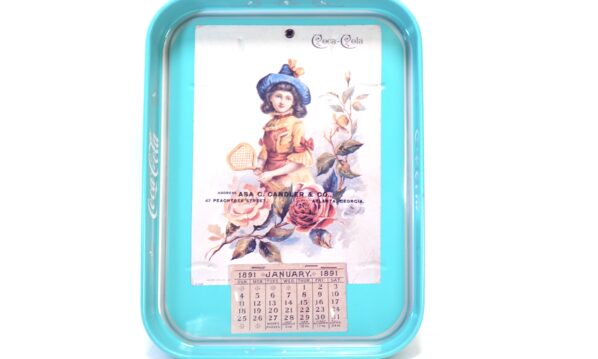 Coca-Cola Serviertablett Kalender 1891 Vintage – A5343