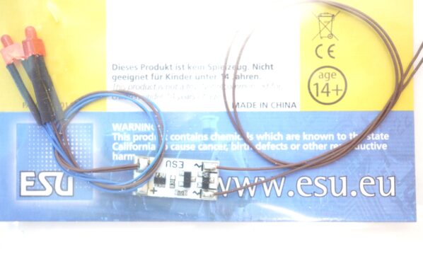 ESU 50705 H0 - Zubehör Innenbeleuchtung Schlusslicht rot, 2 LED | 5190