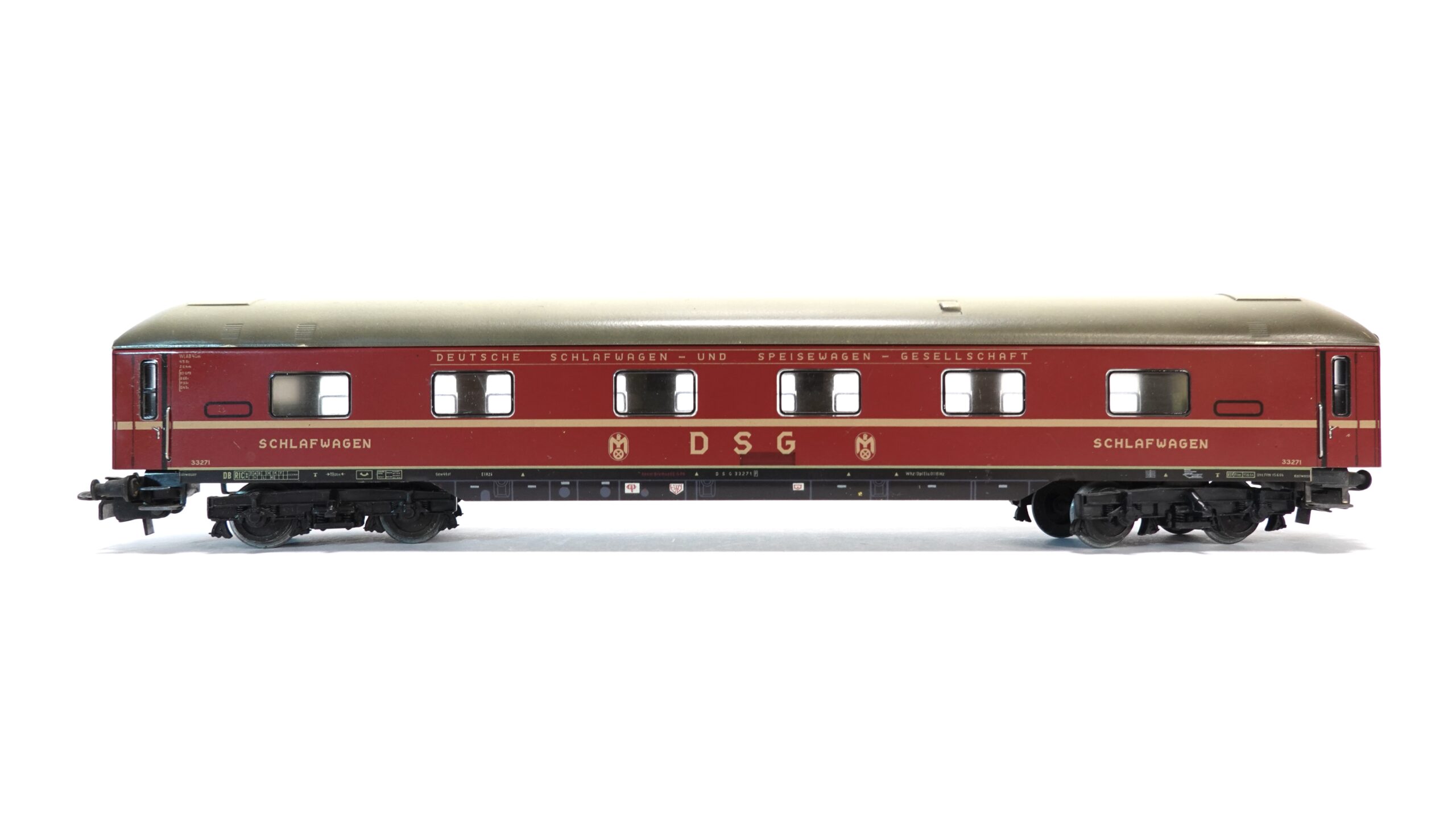 Märklin 4064 H0 DSG Schnellzug-Schlafwagen rot | A1122 4 Märklin 4064 H0 DSG Schnellzug-Schlafwagen rot | A1122 – Bild 4