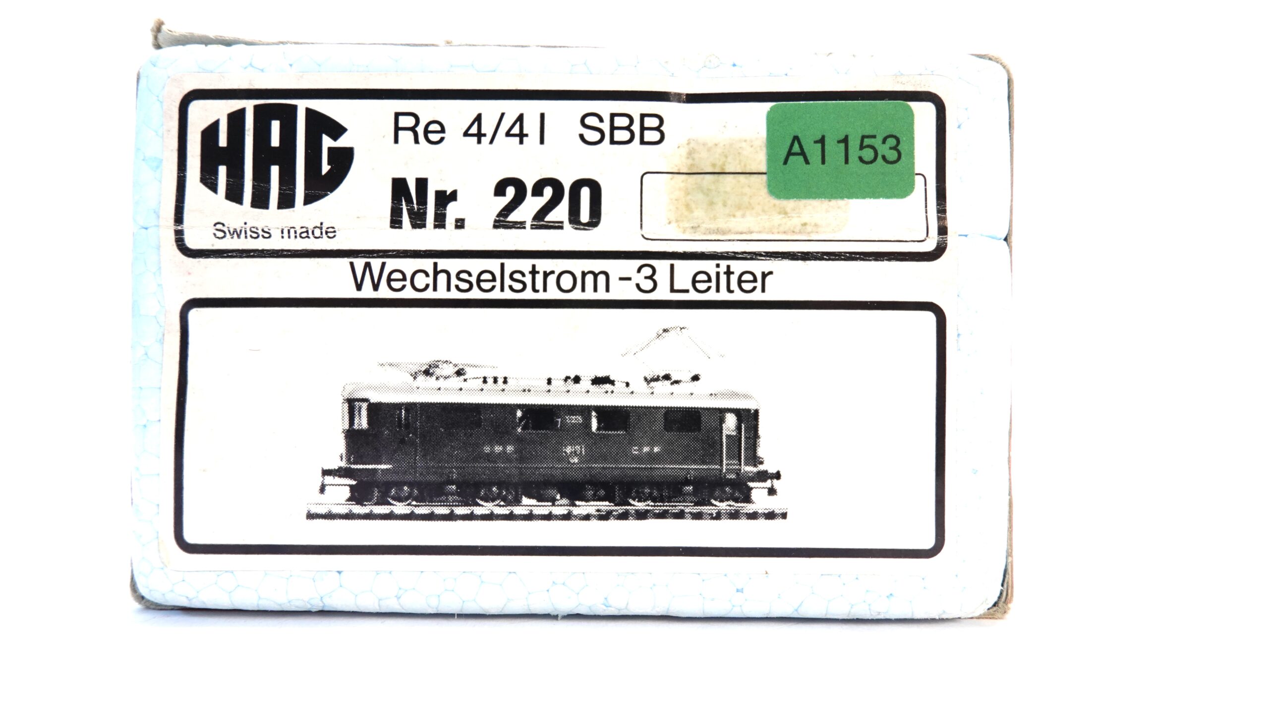 HAG 220 H0 SBB Elektrolokomotive Re 4/4 I grün | A1153 9 HAG 220 H0 SBB Elektrolokomotive Re 4/4 I grün | A1153 – Bild 9