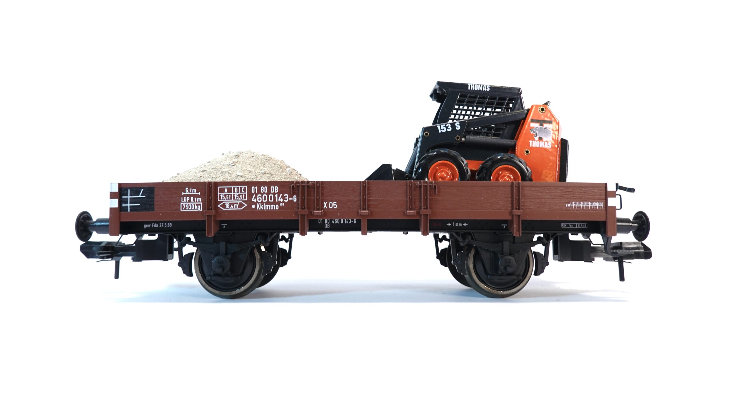 Märklin 58282 1 DB Niederbordwagen mit Ladung | A5223 1 Märklin 58282 1 DB Niederbordwagen mit Ladung | A5223