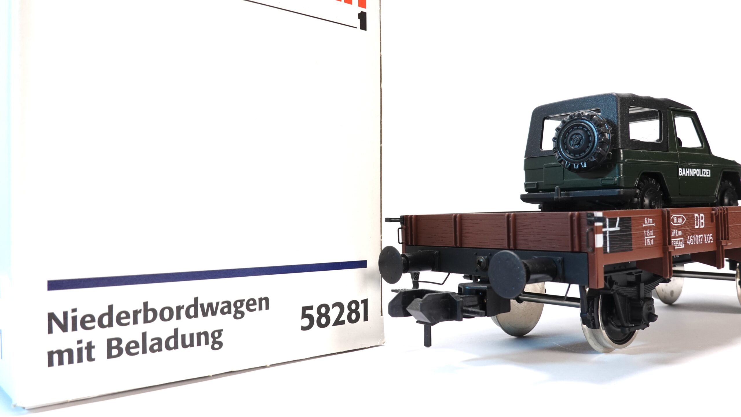 Märklin 58281 1 DB Niederbordwagen mit Geländewagen | A5225 2 Märklin 58281 1 DB Niederbordwagen mit Geländewagen | A5225 – Bild 2