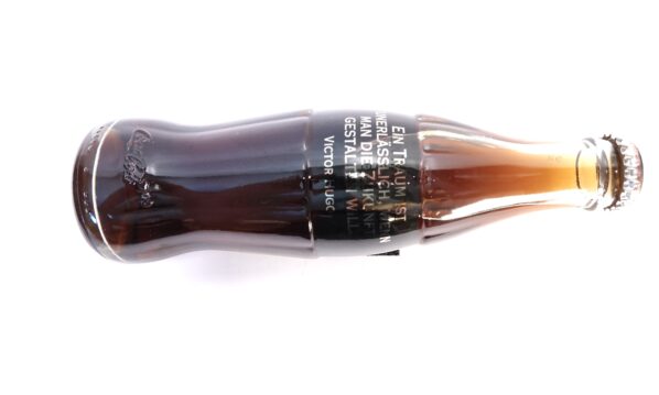 Coca-Cola Konturflasche Last Edition 1999 Victor-Hugo-Zitat Vintage | A5230