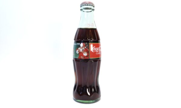 Coca-Cola Konturflasche Weihnachten 1995 Santa Claus Vintage A5242