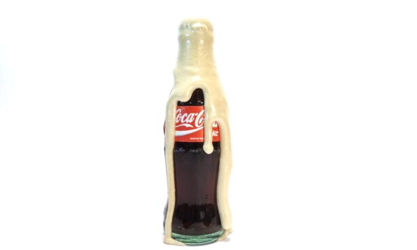 Coca-Cola Konturflasche mit Schaumeffekt Pop-Art Vintage A5252