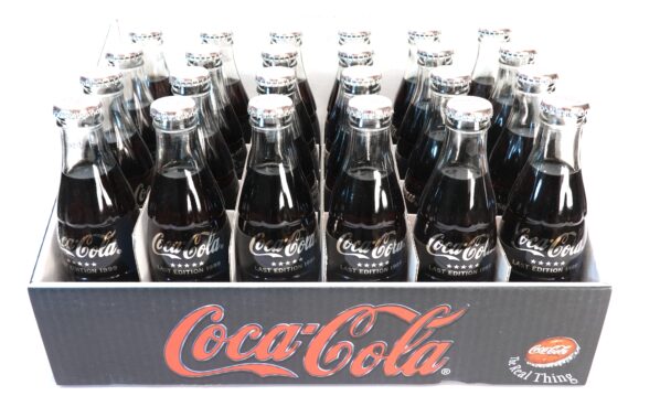 Coca-Cola-Bildschirm «Last Edition 1999» (24 Flaschen) in makelloser Rarität-OVP – Vintage A5260