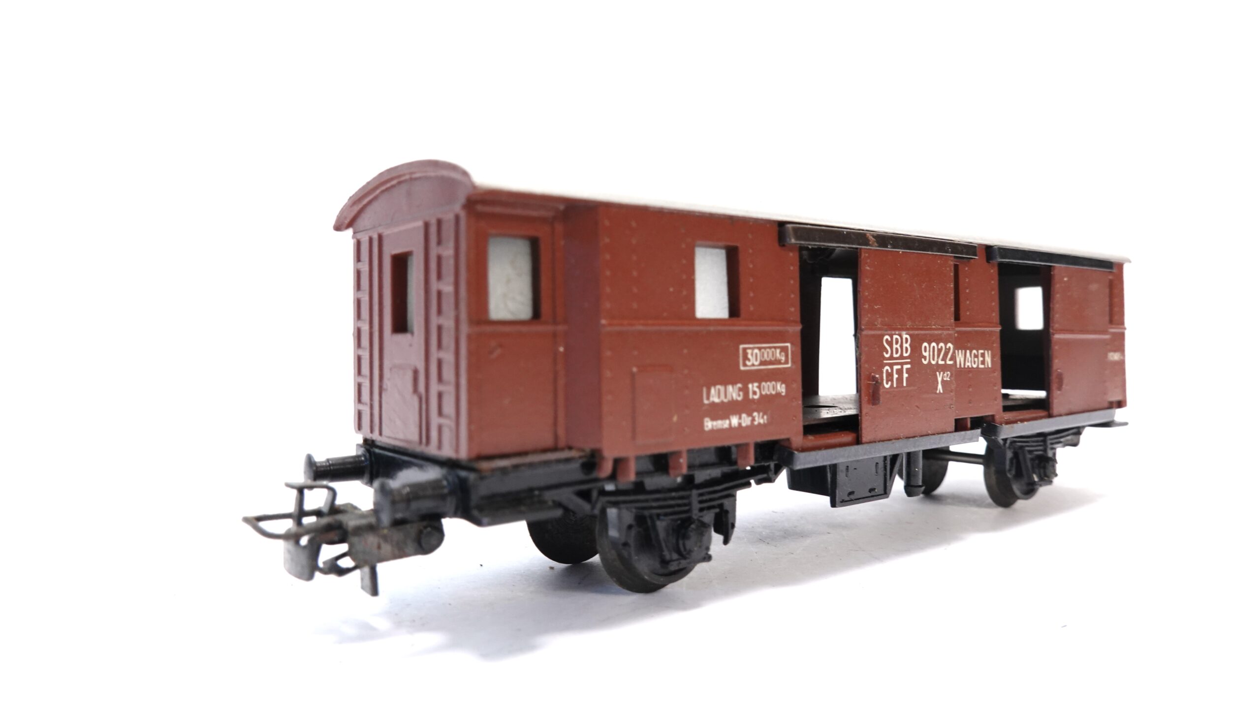 Buco 8620/2 H0 SBB Hilfswagen FS-Wagen 9022 Xd2 braun | A1379 7 Buco 8620/2 H0 SBB Hilfswagen FS-Wagen 9022 Xd2 braun | A1379 – Bild 7