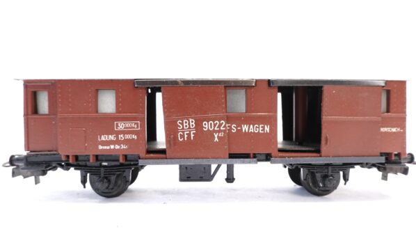 Buco 8620/2 H0 SBB Hilfswagen FS-Wagen 9022 Xd2 braun | A1379