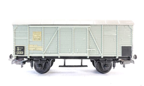 Buco 8600 H0 SBB gedeckter Güterwagen K3 EUROP 57241 grau | A1380