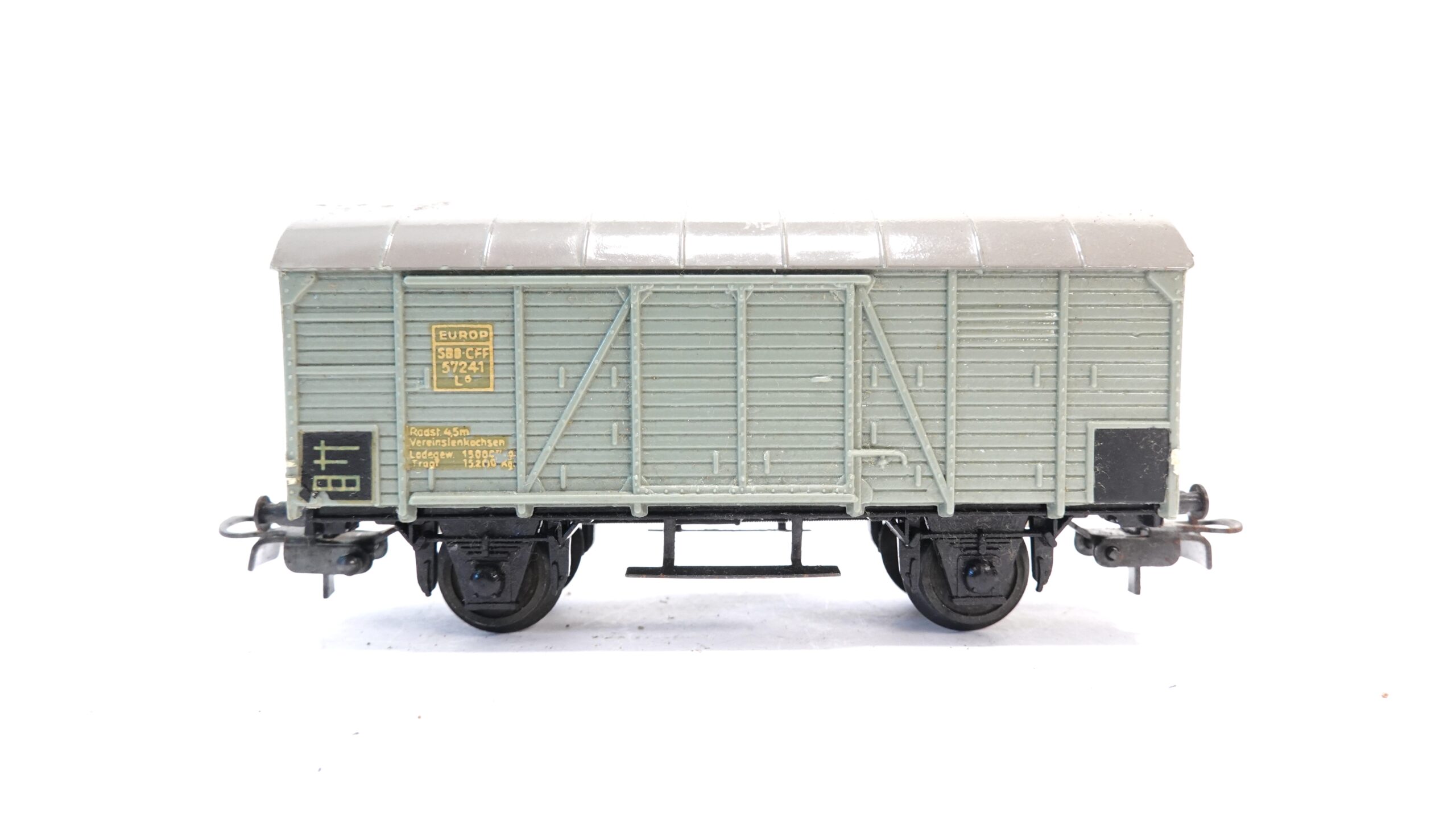 Buco 8600 H0 SBB gedeckter Güterwagen K3 EUROP 57241 grau | A1380 4 Buco 8600 H0 SBB gedeckter Güterwagen K3 EUROP 57241 grau | A1380 – Bild 4