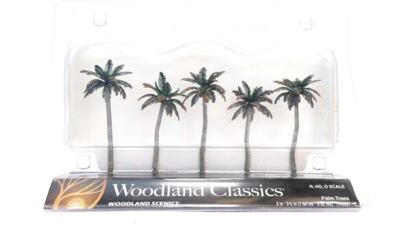 Woodland Scenics TR3597 Woodland Classics Palm Trees Palmen-Set 5-teilig N H0 O