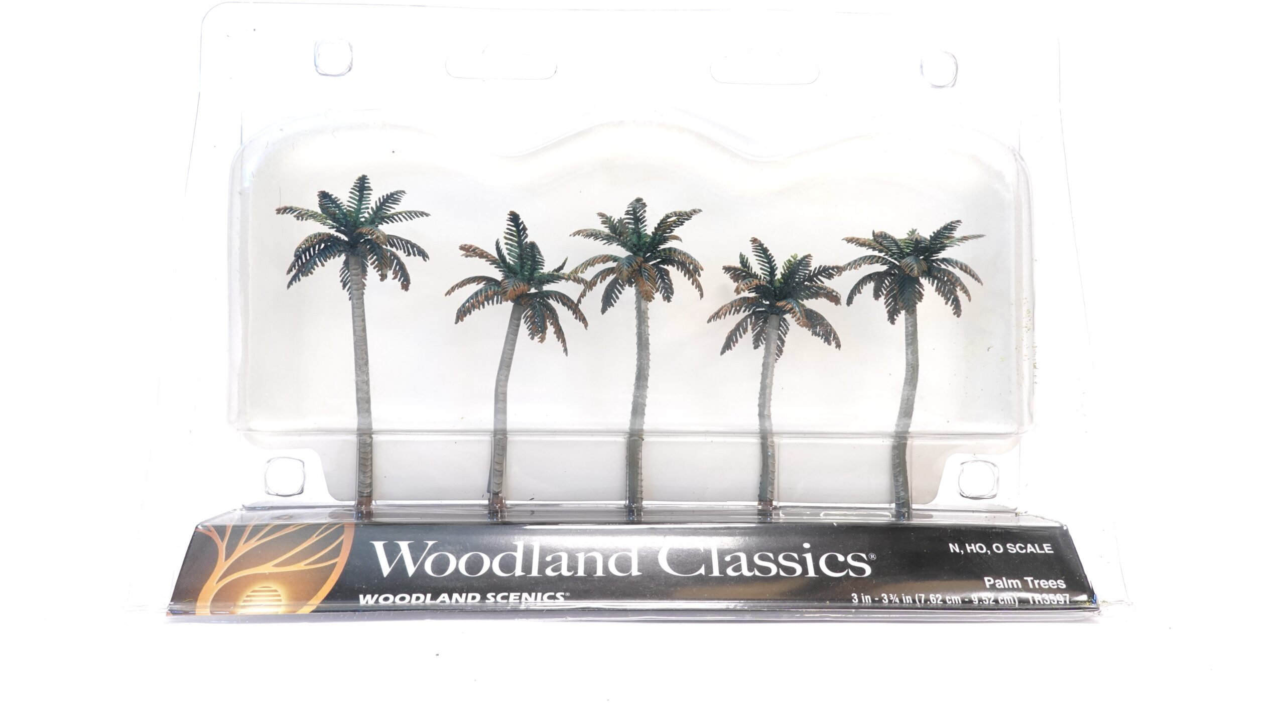 Woodland Scenics TR3597 Woodland Classics Palm Trees Palmen-Set 5-teilig N H0 O