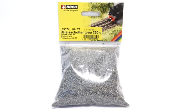Noch 09374 Gleisschotter grau 250g H0 TT Schotter Granulat Landschaftsbau