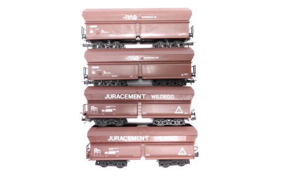 Lima H0 4er-Set Kieswagen 2x RAG 2x Juracime DC | A1397