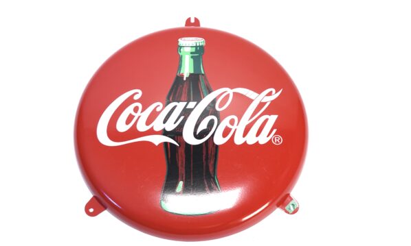Coca-Cola Blechschild gewölbt Flaschen-Motiv Vintage – A5337