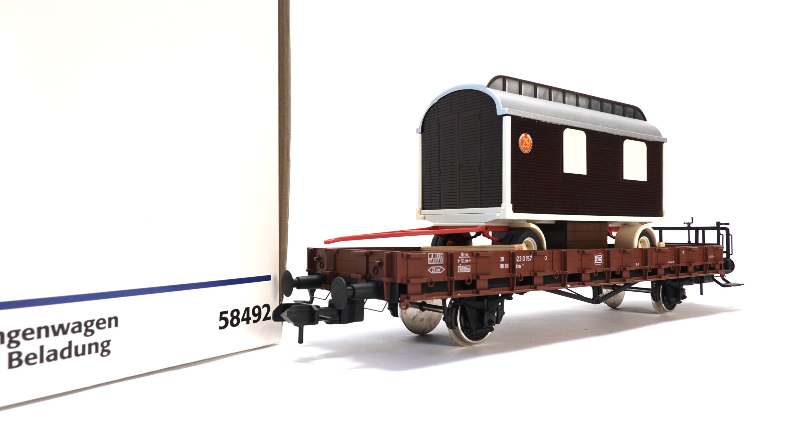 Märklin 58492 1 DB Rungenwagen Circus Busch Beladung OVP | A5346 2 Märklin 58492 1 DB Rungenwagen Circus Busch Beladung OVP | A5346 – Bild 2