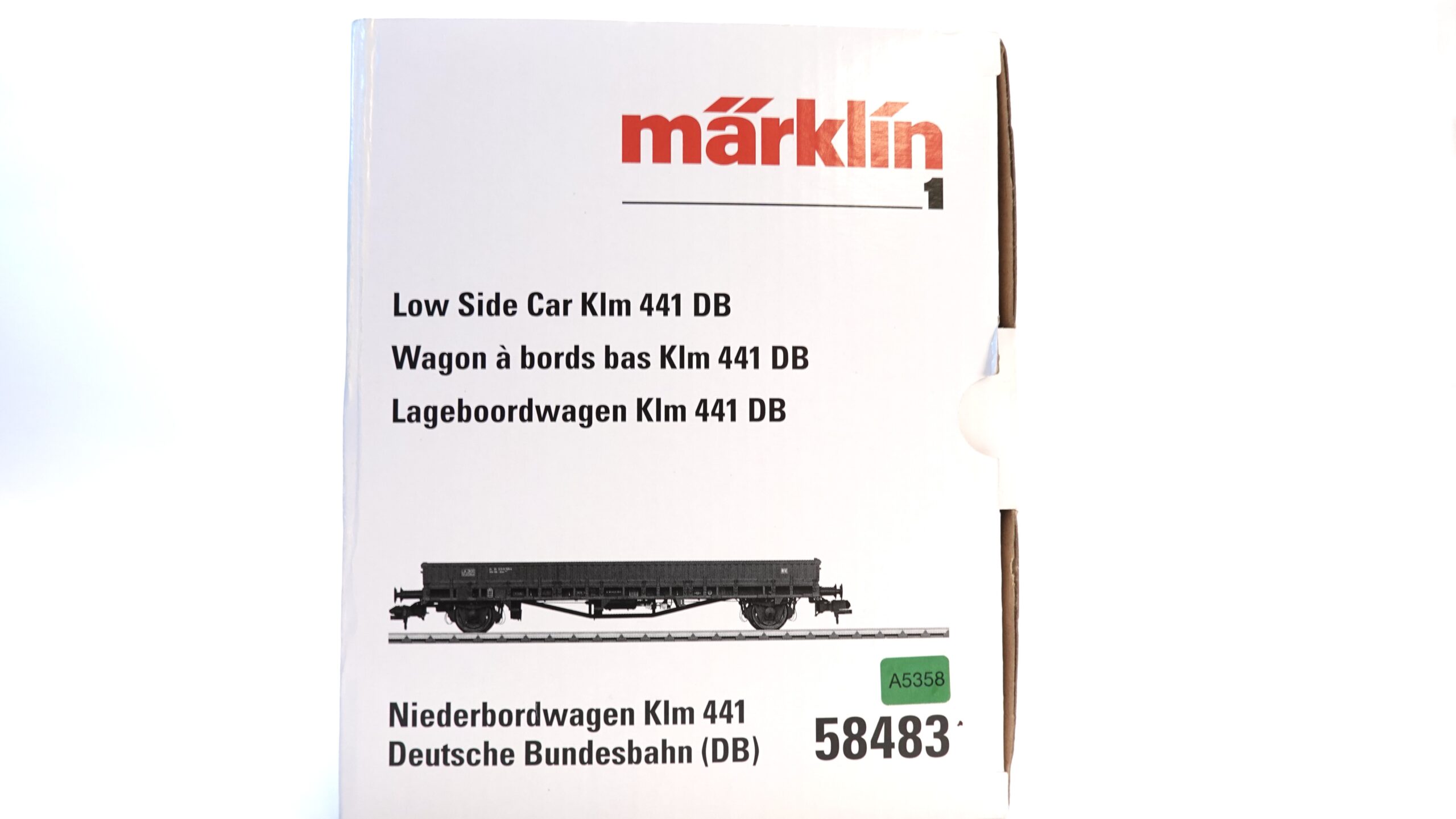 Märklin 58483 1 DB Niederbordwagen KLM 441 OVP | A5358 10 Märklin 58483 1 DB Niederbordwagen KLM 441 OVP | A5358 – Bild 10
