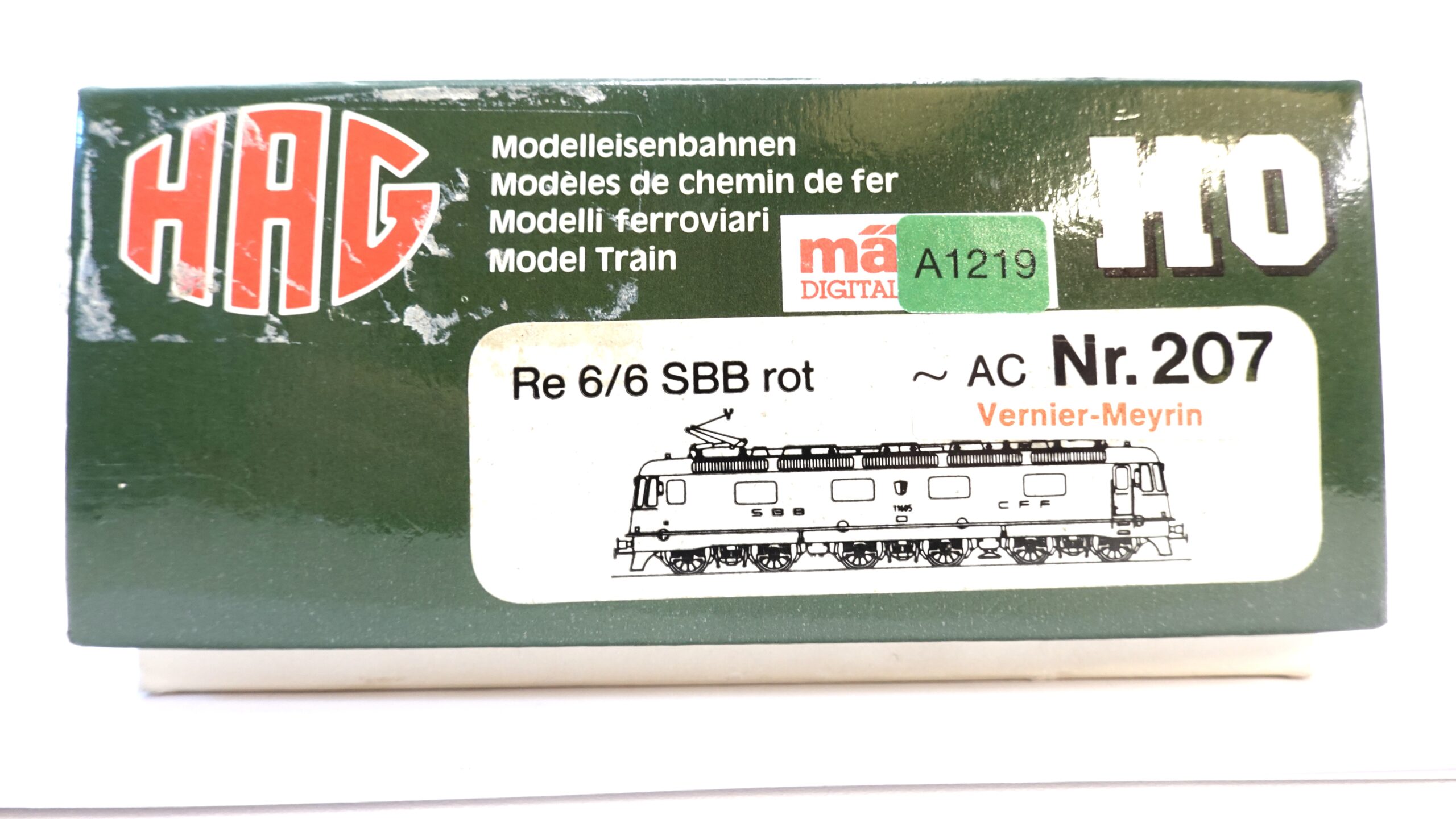HAG 207 H0 SBB Re 6/6 11636 Vernier-Meyrin | A1219 11 HAG 207 H0 SBB Re 6/6 11636 Vernier-Meyrin | A1219 – Bild 11