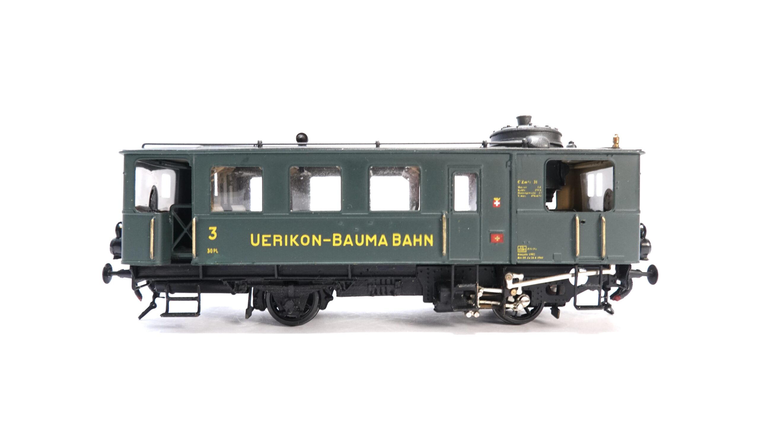 SMF H0 UeBB Dampftriebwagen CZm1/2 3 Kleinserie | A1220