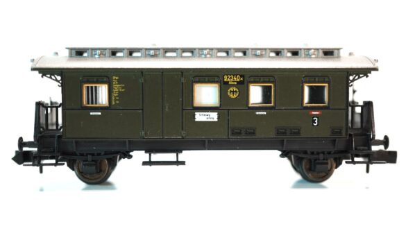 Fleischmann 8067 N K.P.E.V. Personen 3. Kl Post/Gepäck 92340 | A1267