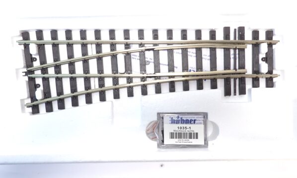 Märklin 59088 Spur 1 Weiche links 15 Grad mit Weichenbock rechts | A5371