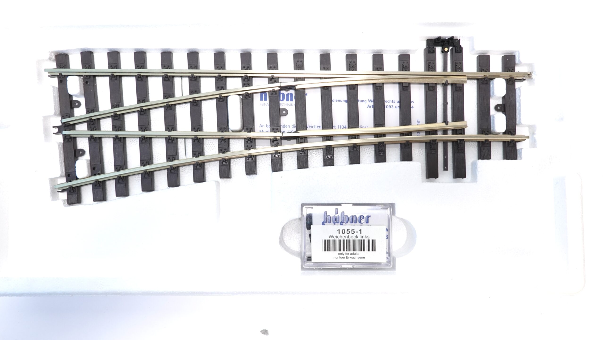 Märklin 59088 Spur 1 Weiche links 15 Grad mit Weichenbock links | A5372 3 Märklin 59088 Spur 1 Weiche links 15 Grad mit Weichenbock links | A5372 – Bild 3