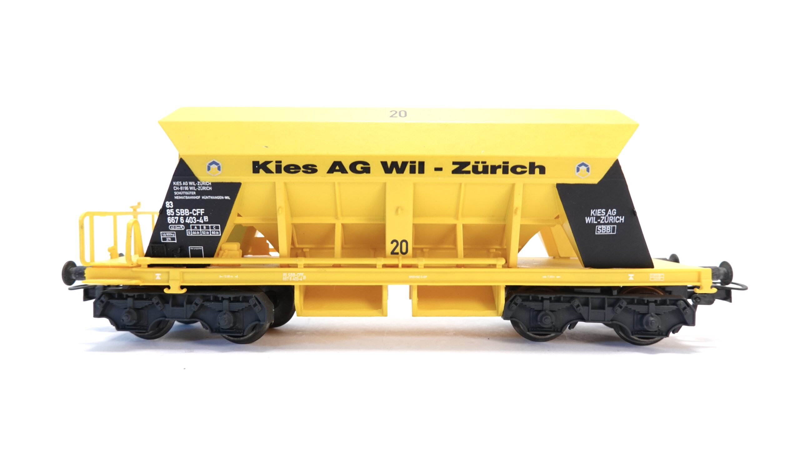 Liliput L224654 H0 SBB Kieswagen Kies AG Wil-Zürich 20 | A1237