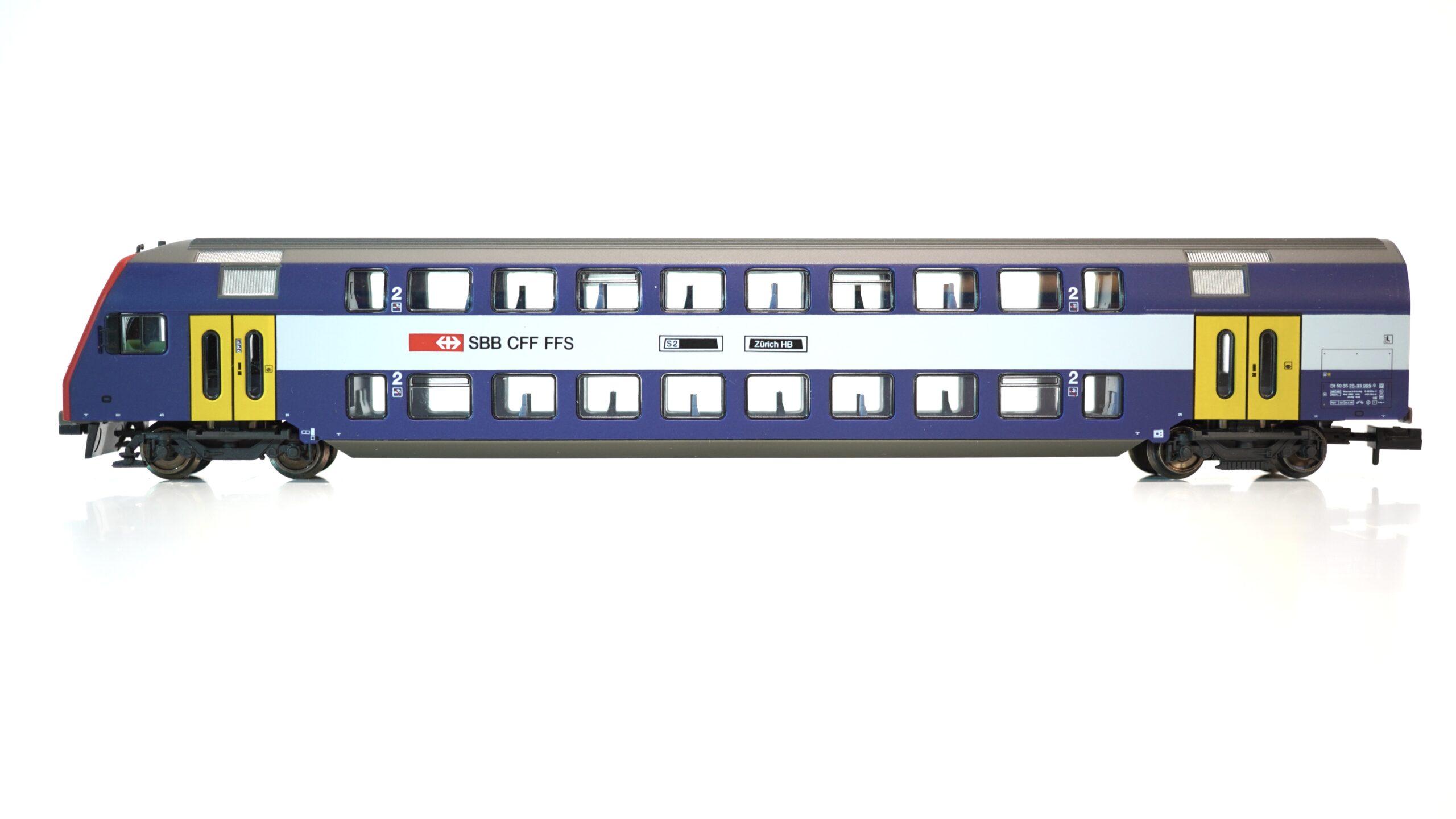 Fleischmann 8153 K N SBB S-Bahn Zürich Doppelstock-Steuerwagen Bt | A1273 1 Fleischmann 8153 K N SBB S-Bahn Zürich Doppelstock-Steuerwagen Bt | A1273