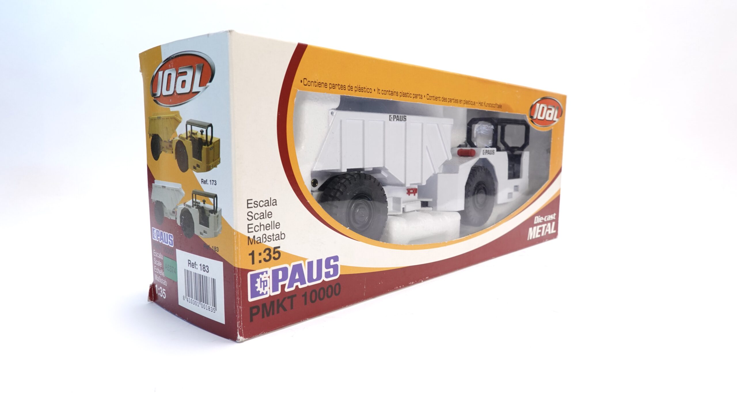 Joal Ref. 173 1/35 Paus PMKT 10000 Muldenkipper Untertage Dumper weiss OVP | A5375 8 Joal Ref. 173 1/35 Paus PMKT 10000 Muldenkipper Untertage Dumper weiss OVP | A5375 – Bild 8