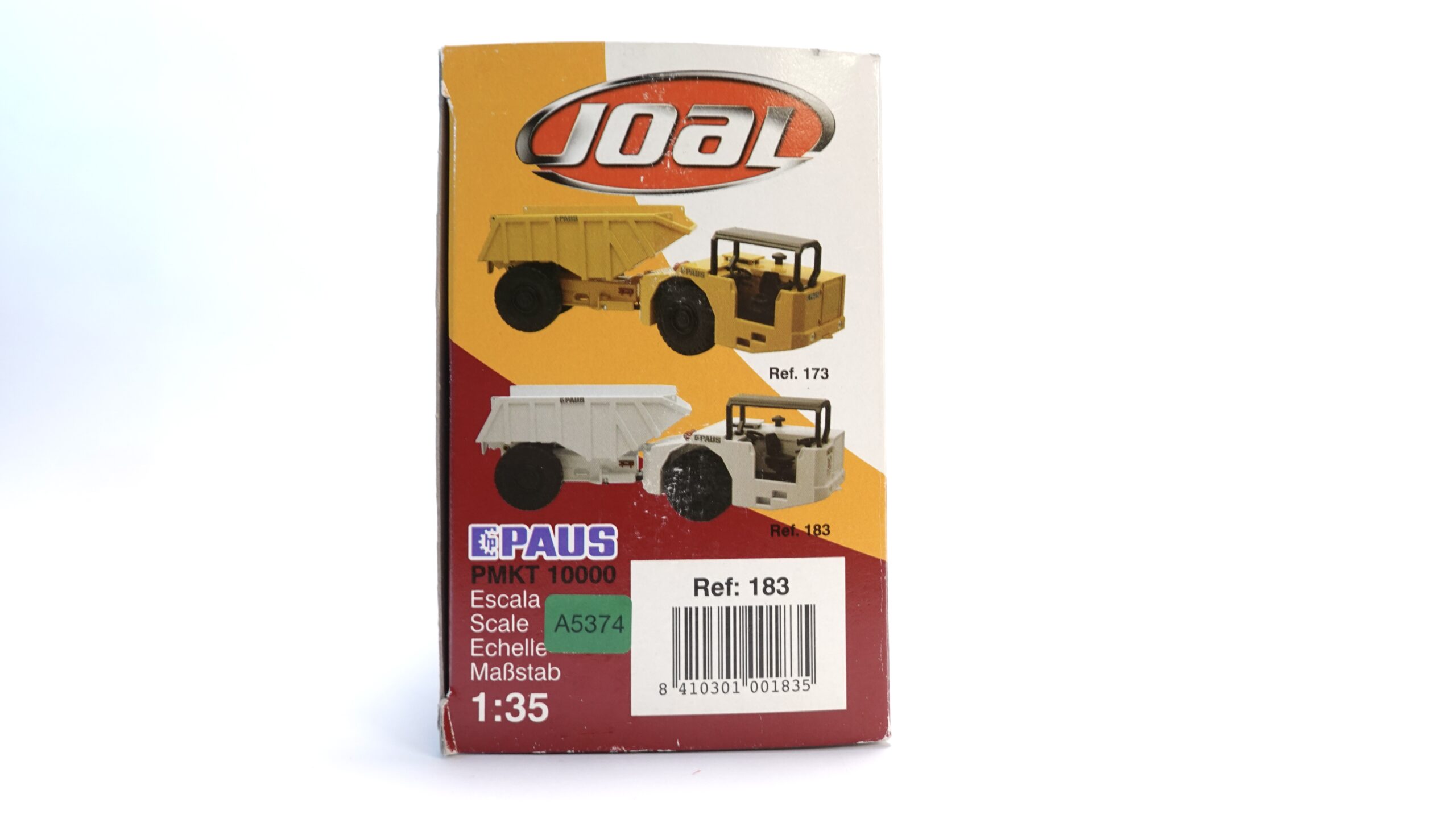 Joal Ref. 173 1/35 Paus PMKT 10000 Muldenkipper Untertage Dumper weiss OVP | A5375 9 Joal Ref. 173 1/35 Paus PMKT 10000 Muldenkipper Untertage Dumper weiss OVP | A5375 – Bild 9