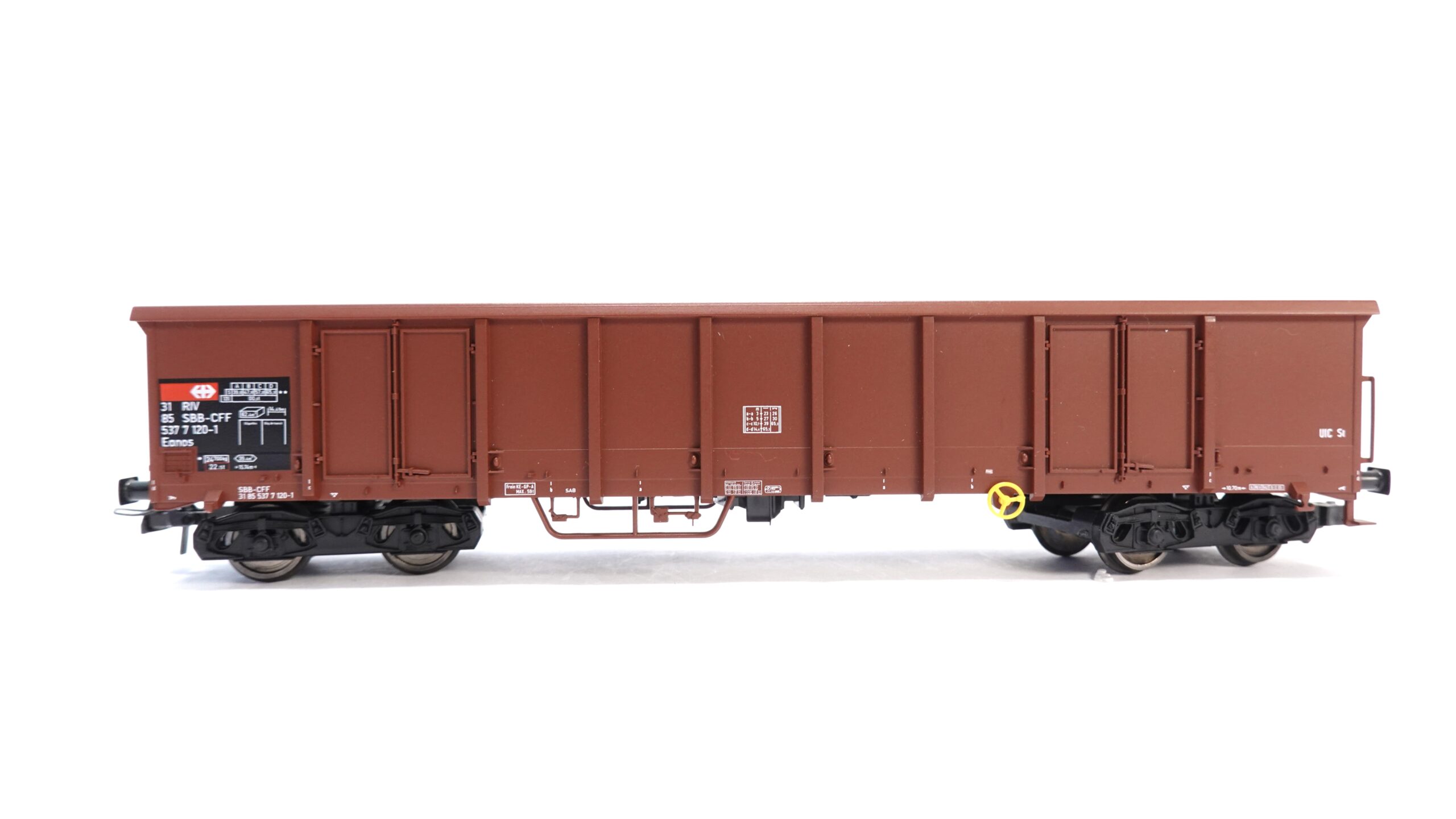 Fleischmann 528301 CH H0 SBB offener Güterwagen Eanos braun | A1240