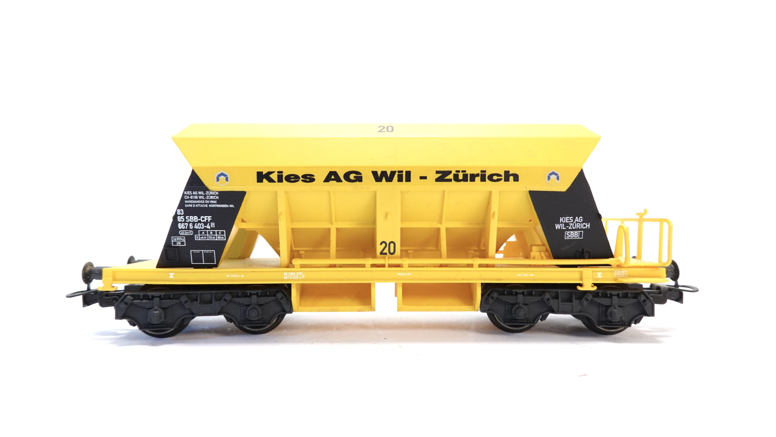 Liliput L224654 H0 SBB Kieswagen Kies AG Wil-Zürich 20 | A1241