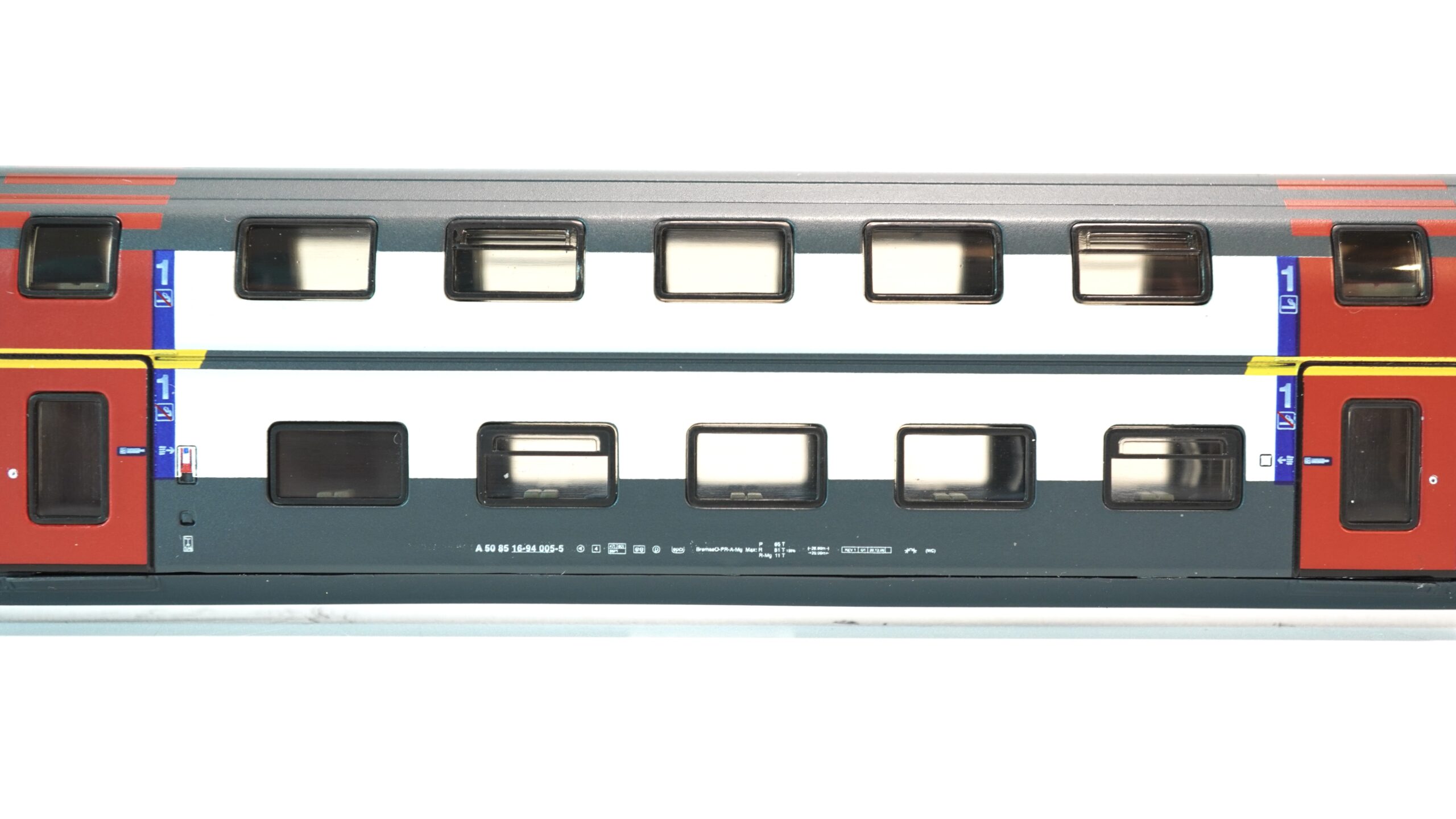 Hobbytrain H2510 N SBB IC2000 Doppelstockwagen 1. Kl | A1276 2 Hobbytrain H2510 N SBB IC2000 Doppelstockwagen 1. Kl | A1276 – Bild 2