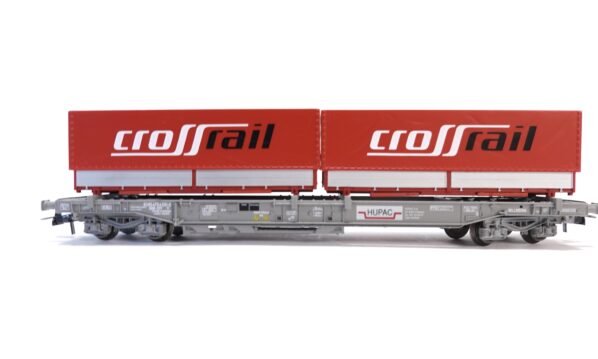 Roco 47121 H0 SBB Taschenwagen HUPAC Wechselpritschen crossrail | A1243